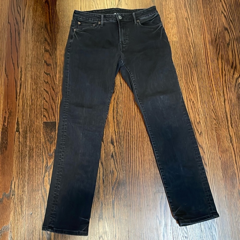 American Eagle men's slim straight black jeans size 32 x 32